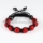 macrame rhinestone pave beads bracelets jewelry armband