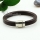 many color genuine leather wristbands toggle bracelets unisex