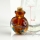 miniature glass bottles urn charms jewelry for cremation ashes locket