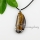 moon flower agate jasper tiger's-eye semi precious stone necklaces pendants