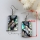 oblong patchwork seawater rainbow abalone penguin black oyster shell mother of pearl dangle earrings