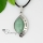 olive semi precious stone agate rose quartz tiger's-eye jade amethyst necklaces pendants
