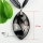 olive silver foil lampwork murano glass necklaces pendants