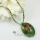 oval glitter millefiori murano lampwork glass venetian necklaces pendants