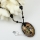 oval glitter millefiori murano lampwork glass venetian necklaces pendants