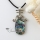 oval rainbow abalone seashell mother of pearl oyster sea shell freshwater pearl pendants for necklaces