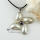 oval round flower white oyster shell freshwater pearl necklaces pendants