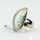 oval sea water shellmother of pearl finger rings