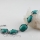 oval semi precious stone agate tiger's-eye turquoise charm bracelets jewelry