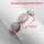 oval semi precious stone rose quartz glass opal charm toggle bracelets jewelry