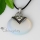 oval semi precious stone tiger's-eye glass opal necklaces pendants jewelry