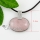 oval turquoise jade rose quartz semi precious stone necklaces pendants