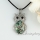oyster sea shell pendants night owl patchwork rhinestone necklaces other of pearl jewellery