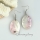 oyster sea shell round oval heart teardrop patchwork dangle earrings mother of pearl jewelry
