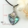 patchwork rainbow abalone sea shell mother of pearl rhinestone pendants for necklaces