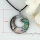 penguin rainbow abalone shell circle necklaces with pendants mother of pearl jewelry