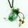 empty small glass vial necklace pendants small wish bottle pendant necklace wholesale supplier venetian lampwork glass with flower jewellery