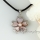 pink oyster shell white oyster shell penguin oyster shell rainbow abalone shell freshwater pearl necklaces freshwater pearl flower pendants