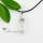 quartz rock crystal semi precious stone necklaces pendants