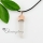 quartz rock crystal semi precious stone necklaces pendants