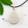 quartz rock crystal semi precious stone with genuine leather necklaces pendants