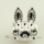 rabbit silver plated european charms fit for bracelets