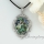 rainbow abalone sea shell rhinestone olive oval heart round openwork patchwork necklaces with pendants