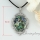 rainbow abalone sea shell rhinestone olive oval heart round openwork patchwork necklaces with pendants