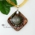 rhombus glitter swirled pattern lampwork murano italian venetian handmade glass necklaces pendants