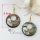 round butterfly seaturtle seawater black oyster shell mother of pearl goldleaf dangle earrings