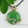 round turquoise rose quartz jade rhinestone necklaces with pendants