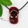 slipper agate amethyst turquoise rose quartz semi precious stone necklaces pendants