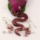 snake glitter venetian murano glass pendants and earrings jewelry