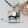 square deer patchwork seawater rainbow abalone yellow white oyster shell mother of pearl necklaces pendants