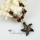 starfish glitter flowers inside murano lampwork glass venetian necklaces pendants