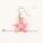 starfish lines lampwork murano glass earrings jewelry