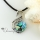 swan rainbow abalone sea shell mother of pearl rhinestone pendant necklace