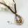 teardrop glitter foil millefiori murano lampwork glass venetian necklaces pendants
