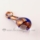 teardrop glitter venetian murano glass pendants and earrings jewelry