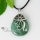 teardrop openwork semi precious stone turquoise jade necklaces pendants