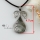 teardrop sea water white black oyster shell mother of pearl crystsl rhinestone necklaces pendants