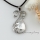 teardrop sea water white black oyster shell mother of pearl crystsl rhinestone necklaces pendants