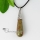 teardrop semi precious stone rose quartz tiger's-eye necklaces pendants
