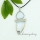 tiger's-eye amethyst rose quartz glass opal agate jade semi precious stone necklaces with pendants triangle