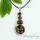 tiger's-eye rose quartz agate glass opal necklaces with pendants oval round