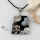 trapezoid oval patchwork sea water rainbow abalone black oyster shell mother of pearl necklaces pendants