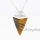 triangle chakra pendant semi precious jewellery handcrafted jewellery birth stone necklace semi precious gemstone jewelry semi precious stone