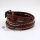 triple layers snap wrap bracelets genuine leather