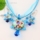 turtle foil venetian murano glass pendants and earrings jewelry