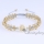 white freshwater pearl bracelet crystal bracelet bohemian jewelry wholesale boho jewelry